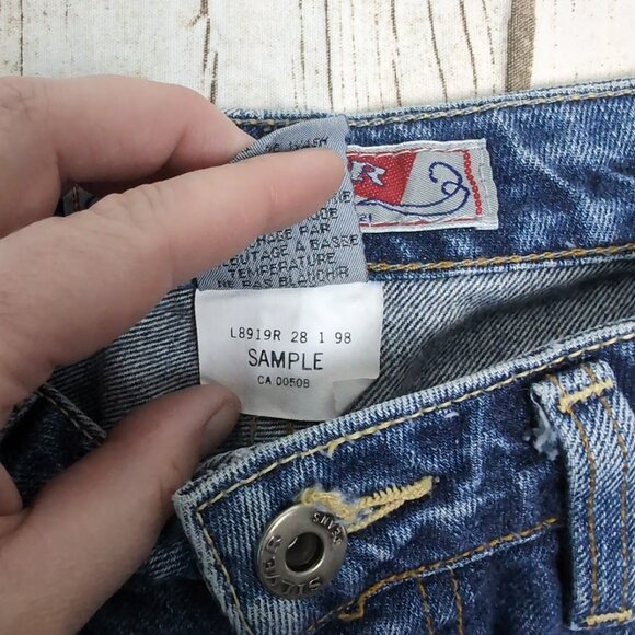 Vintage Silver Jeans Size 28 Flare Medium Wash Sample - Picture 7 of 9